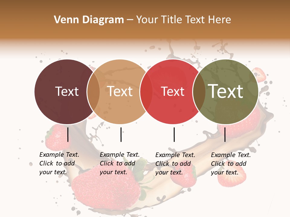 Dessert White Dairy PowerPoint Template