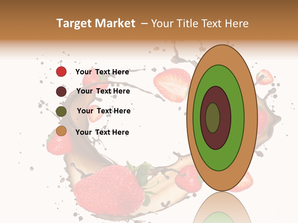 Dessert White Dairy PowerPoint Template