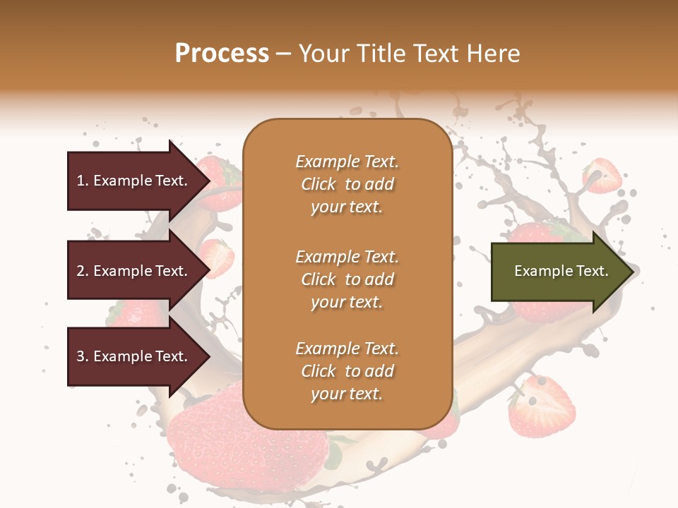Dessert White Dairy PowerPoint Template