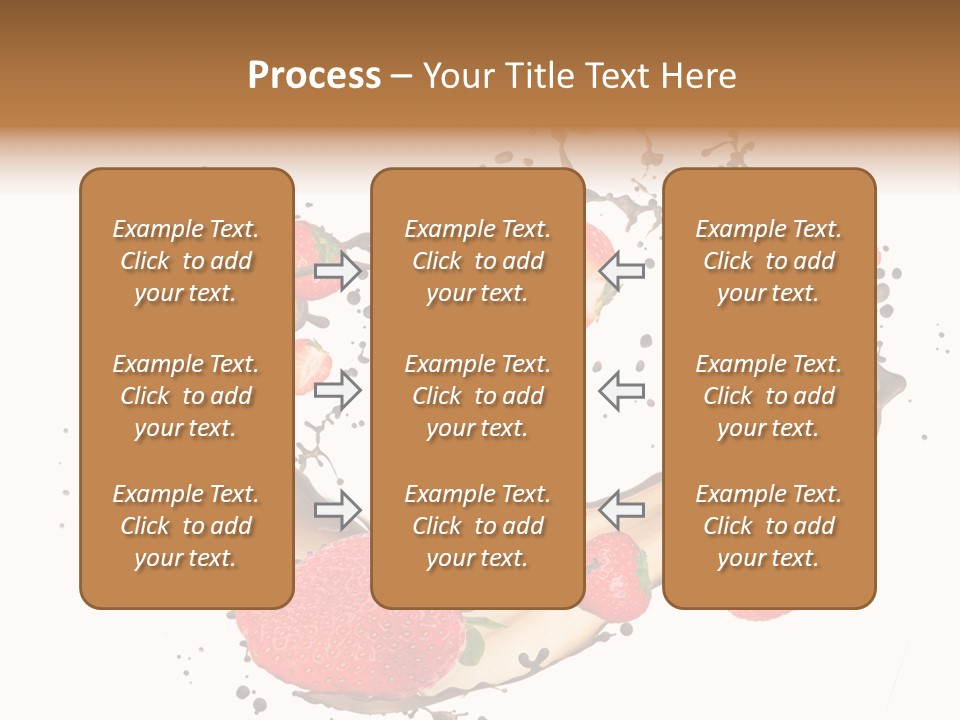 Dessert White Dairy PowerPoint Template