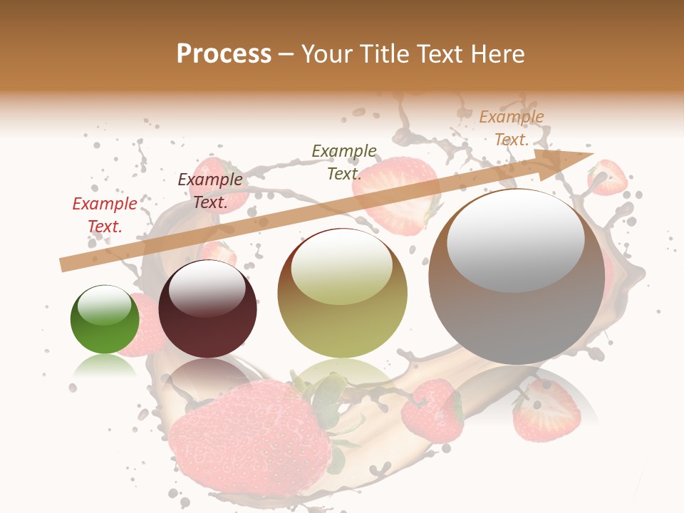 Dessert White Dairy PowerPoint Template
