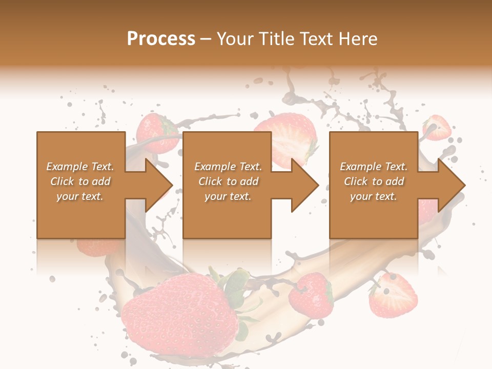 Dessert White Dairy PowerPoint Template