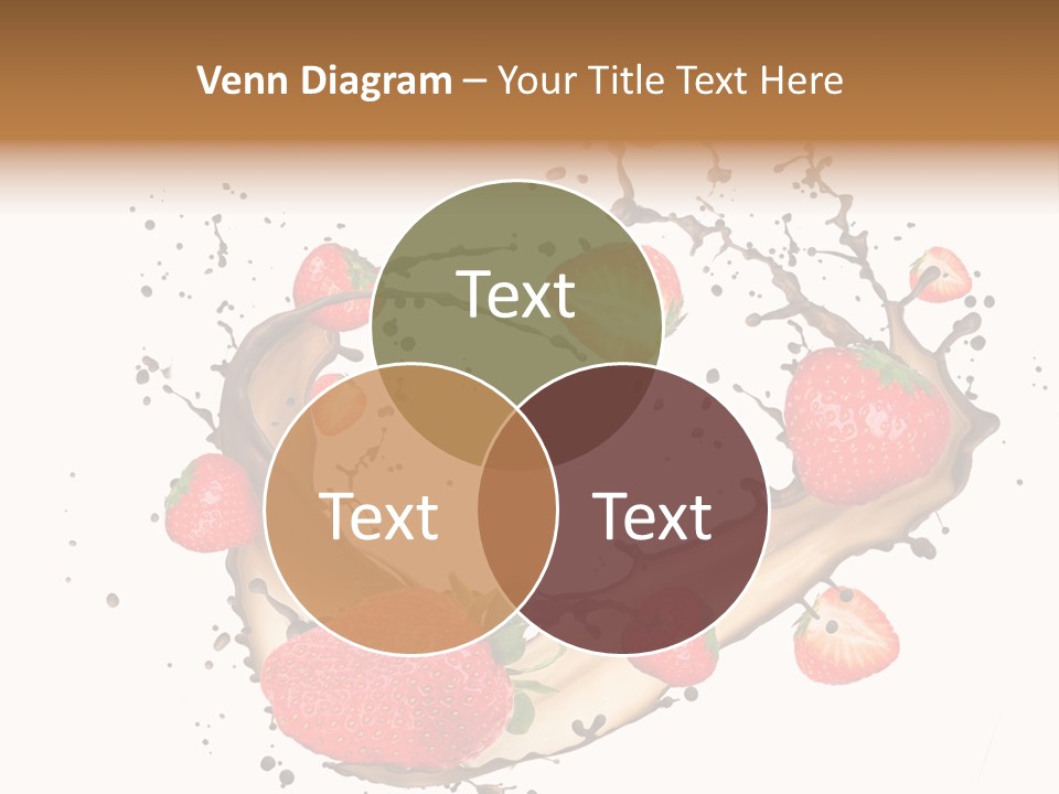 Dessert White Dairy PowerPoint Template