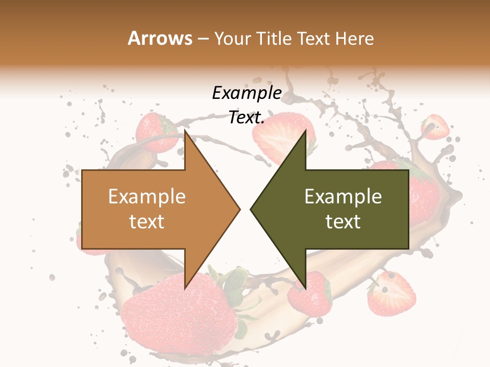 Dessert White Dairy PowerPoint Template