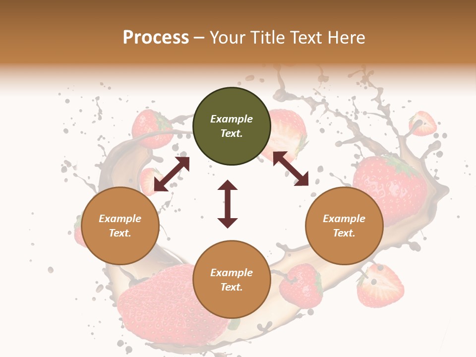 Dessert White Dairy PowerPoint Template