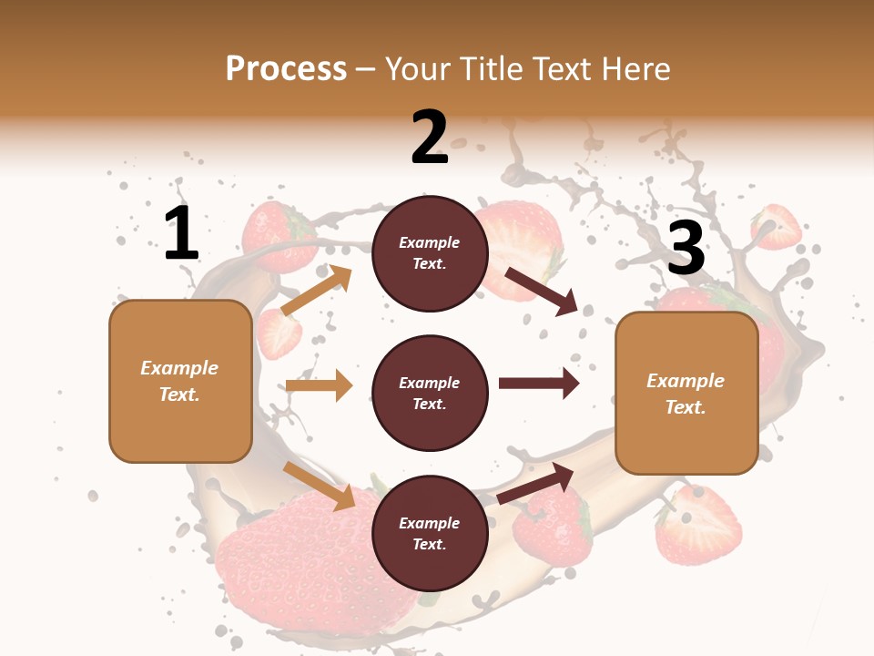Dessert White Dairy PowerPoint Template