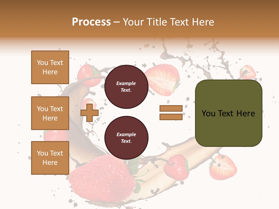 Dessert White Dairy PowerPoint Template