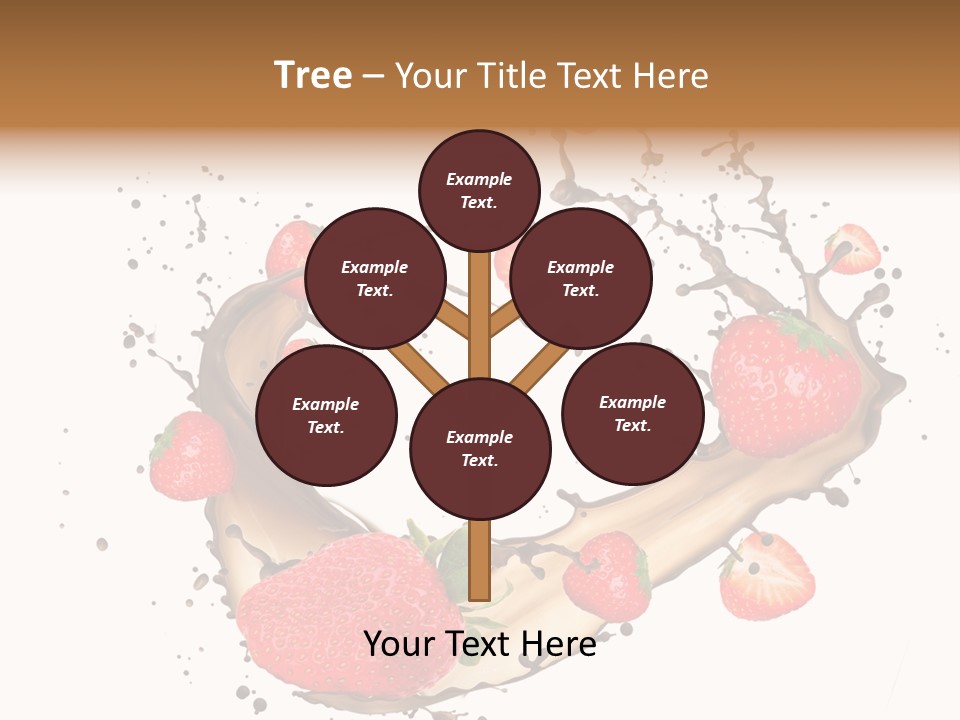 Dessert White Dairy PowerPoint Template