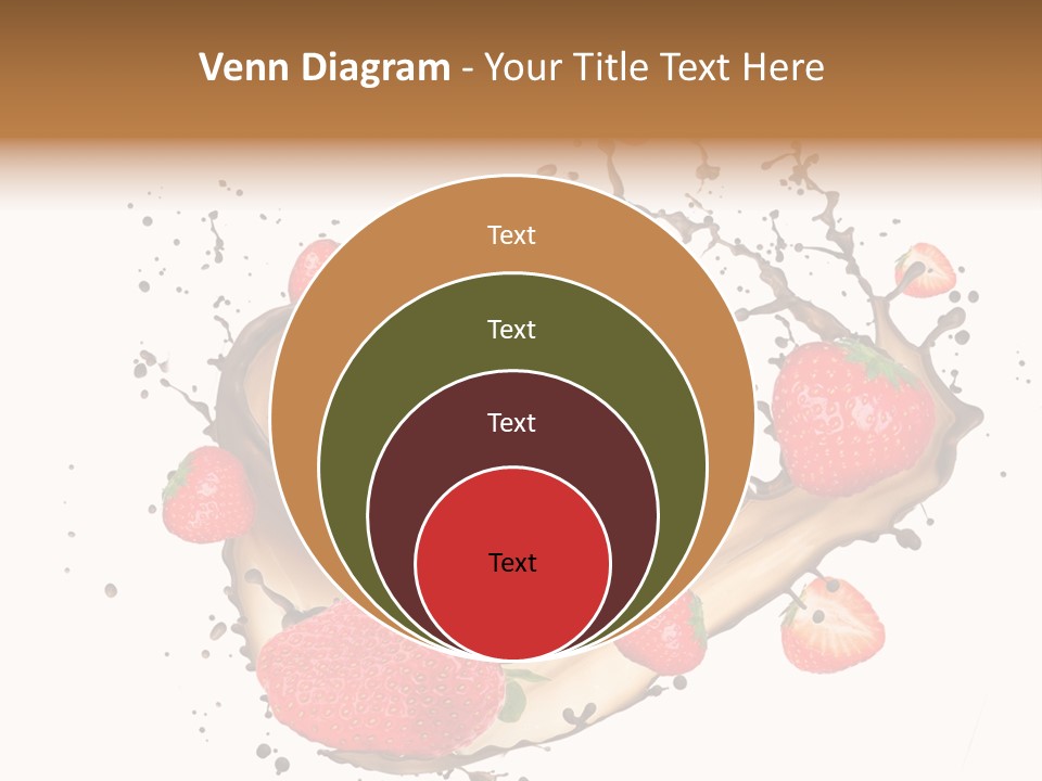 Dessert White Dairy PowerPoint Template