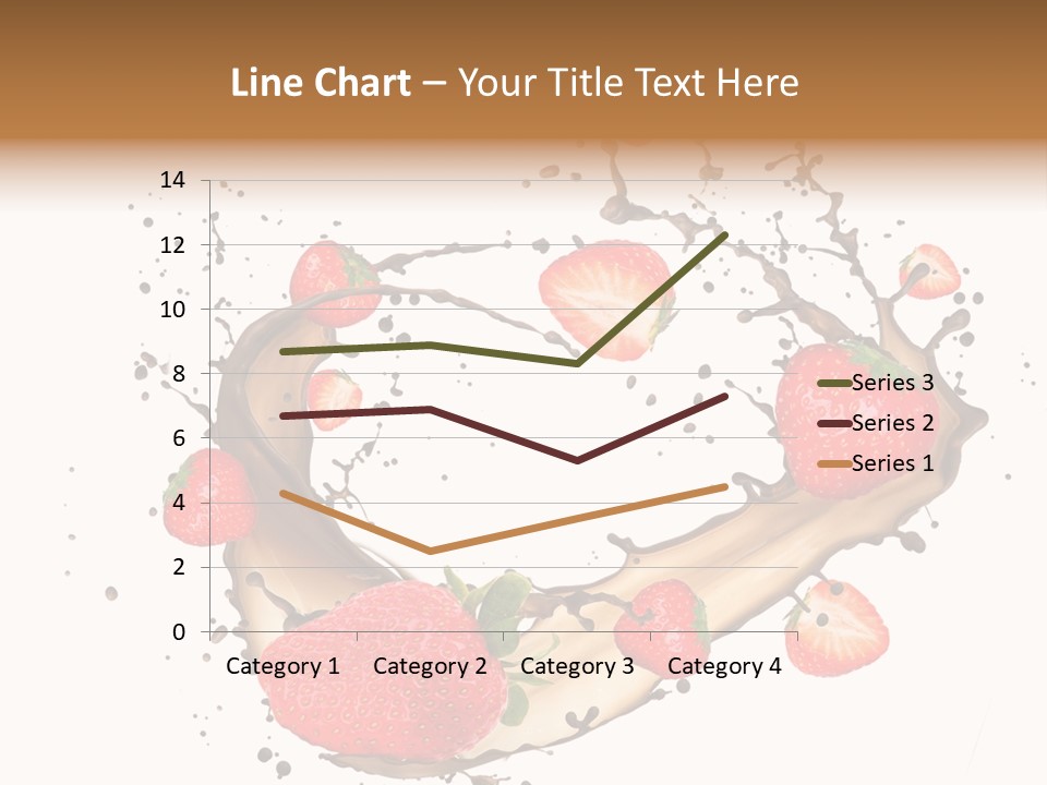 Dessert White Dairy PowerPoint Template