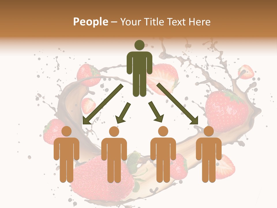 Dessert White Dairy PowerPoint Template