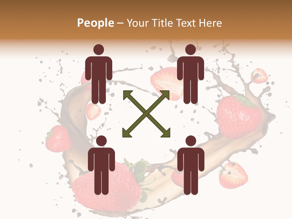 Dessert White Dairy PowerPoint Template