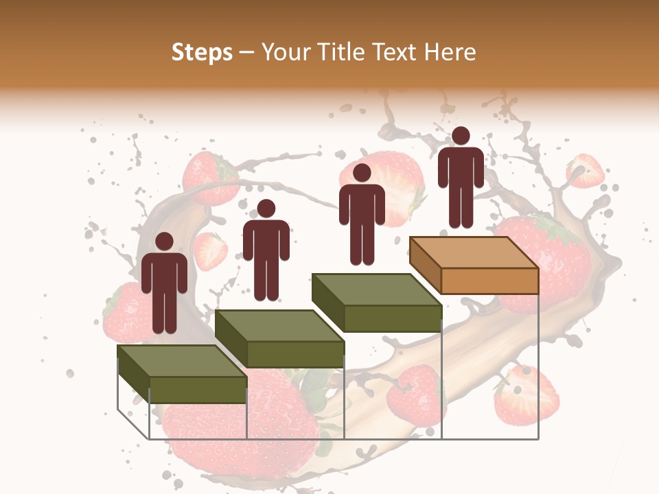 Dessert White Dairy PowerPoint Template