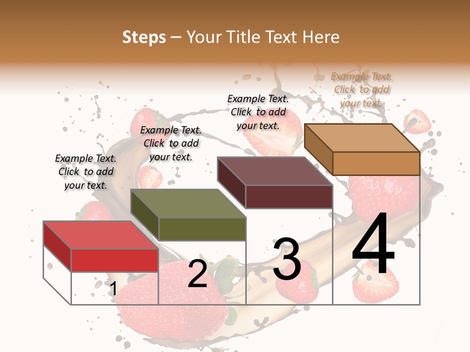 Dessert White Dairy PowerPoint Template