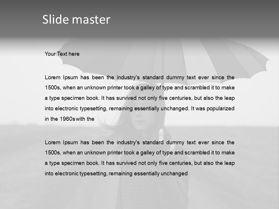 Women Girl Style PowerPoint Template