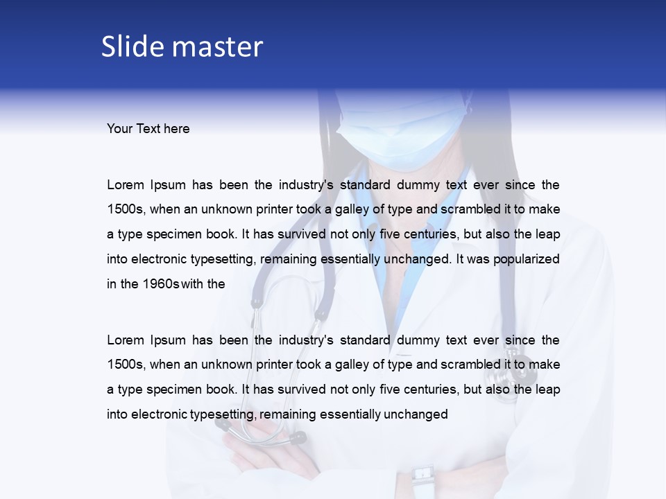 Uniform Clinical Occupation PowerPoint Template