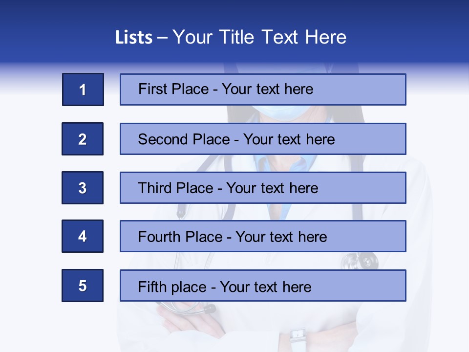 Uniform Clinical Occupation PowerPoint Template
