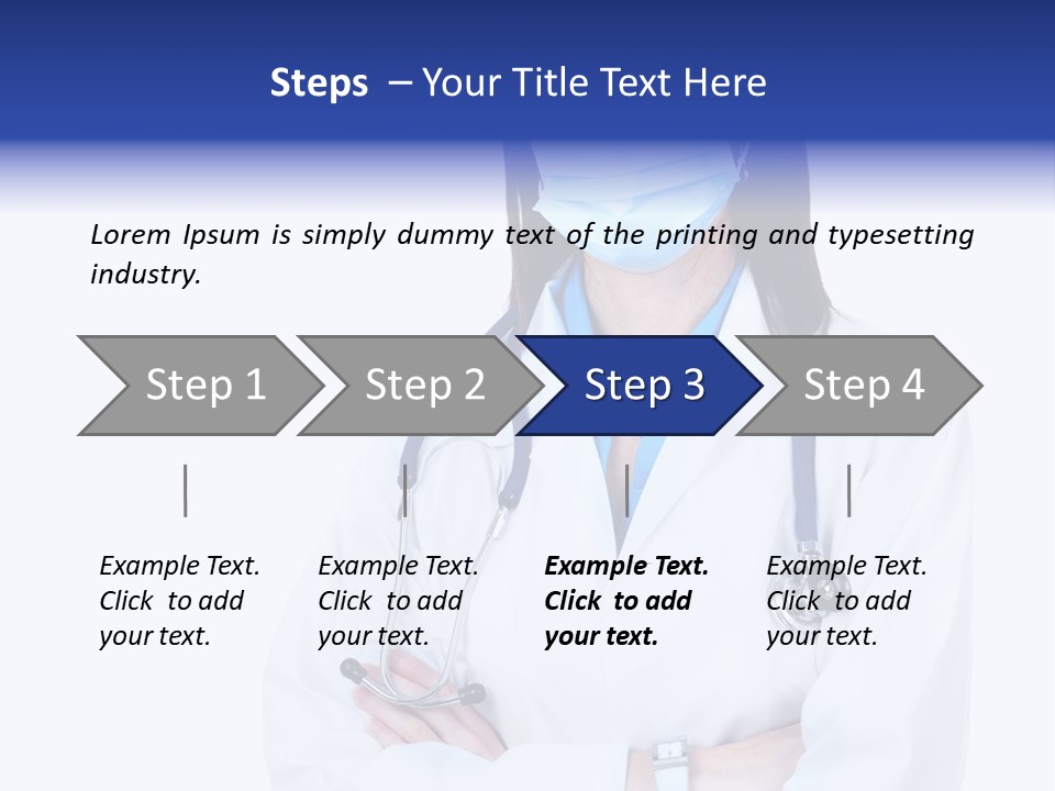 Uniform Clinical Occupation PowerPoint Template