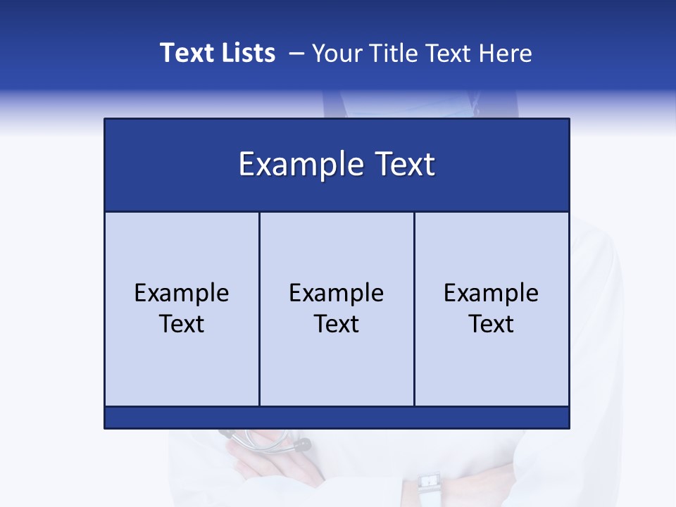 Uniform Clinical Occupation PowerPoint Template