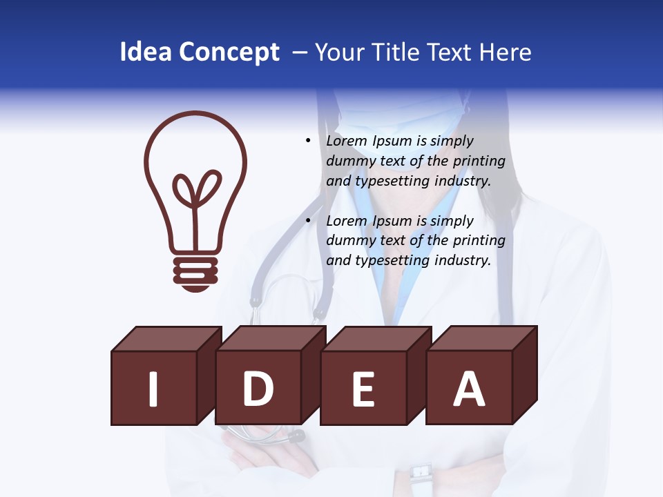 Uniform Clinical Occupation PowerPoint Template