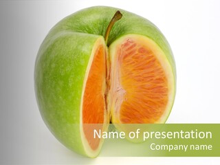 Background Orange Sweet PowerPoint Template