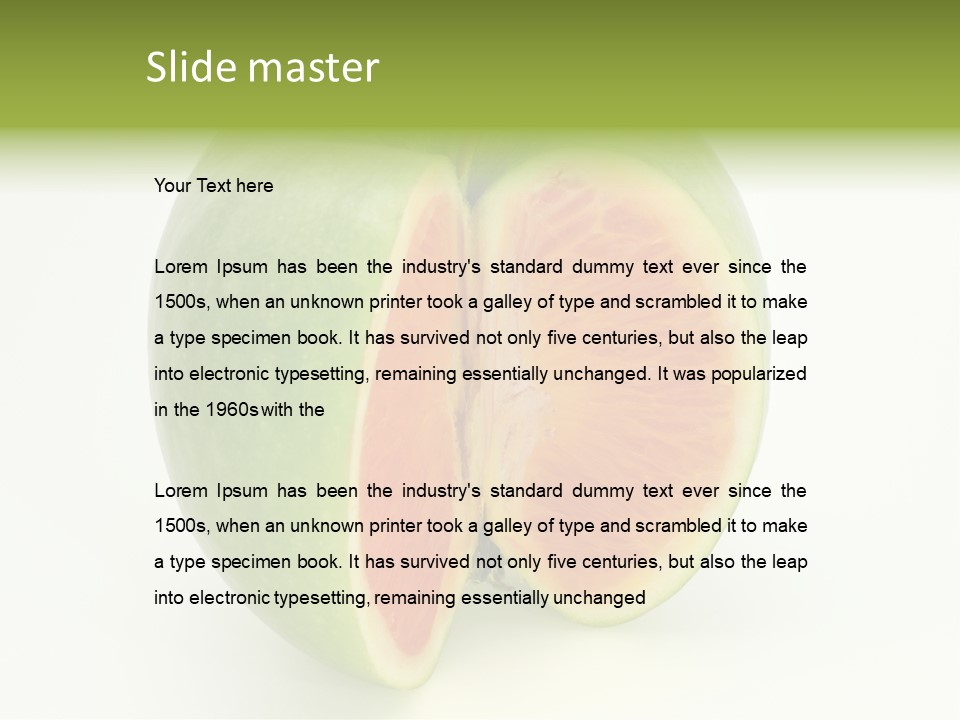 Background Orange Sweet PowerPoint Template