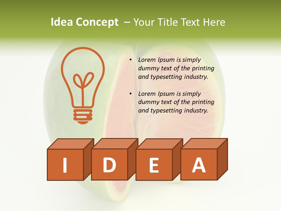 Background Orange Sweet PowerPoint Template