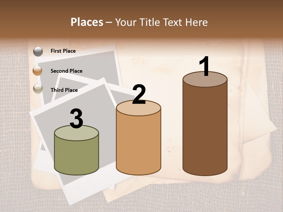 Stack Burnt Worn PowerPoint Template