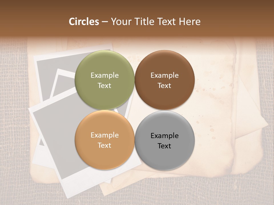 Stack Burnt Worn PowerPoint Template