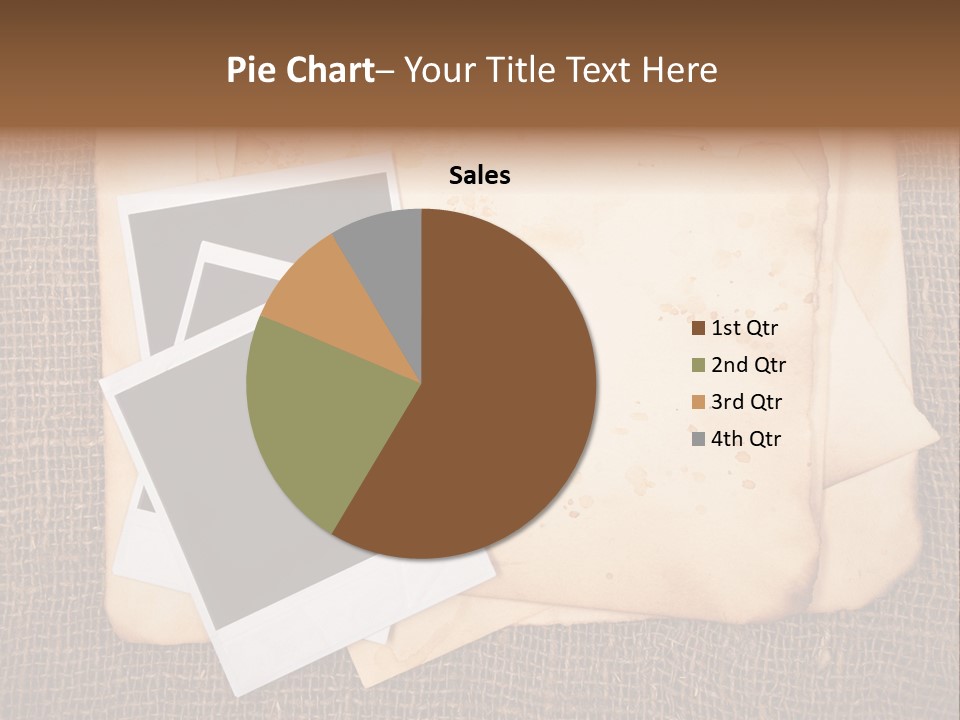 Stack Burnt Worn PowerPoint Template