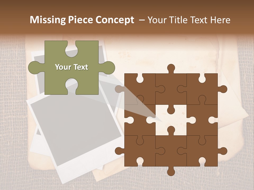 Stack Burnt Worn PowerPoint Template