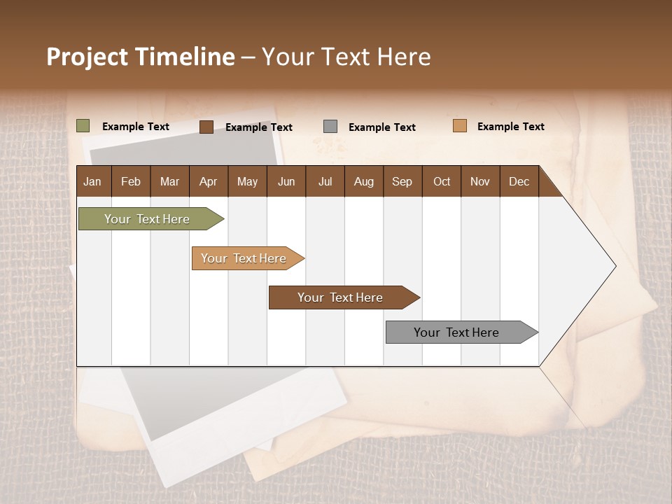 Stack Burnt Worn PowerPoint Template