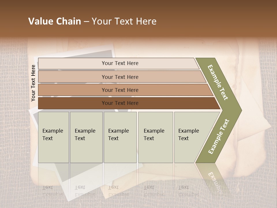 Stack Burnt Worn PowerPoint Template