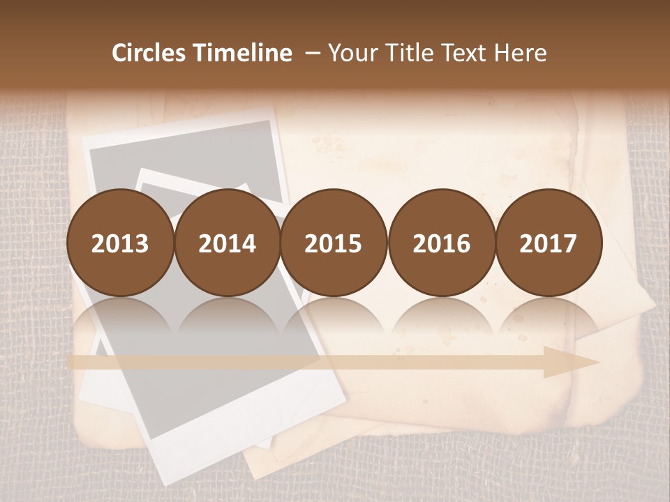 Stack Burnt Worn PowerPoint Template