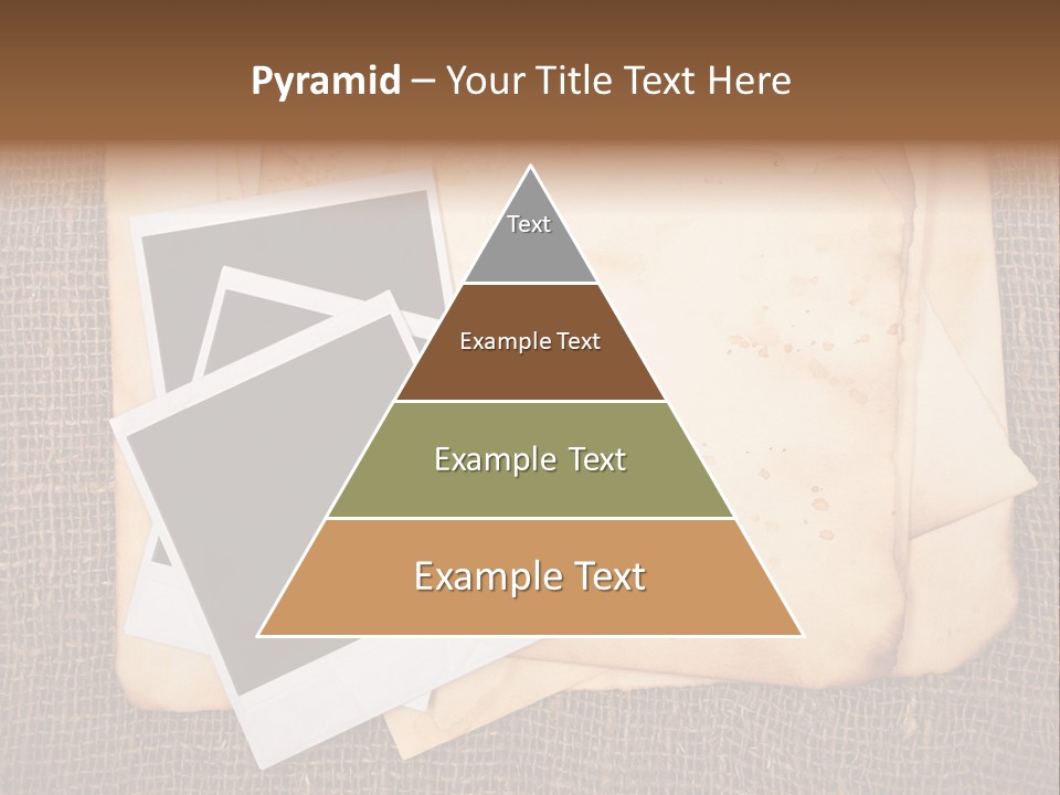 Stack Burnt Worn PowerPoint Template