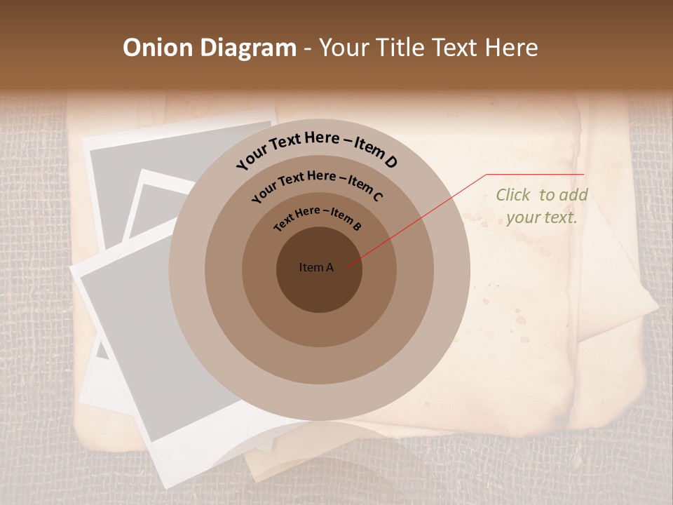 Stack Burnt Worn PowerPoint Template