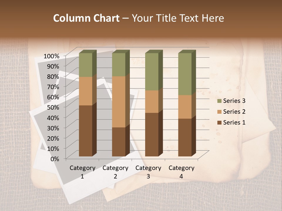 Stack Burnt Worn PowerPoint Template