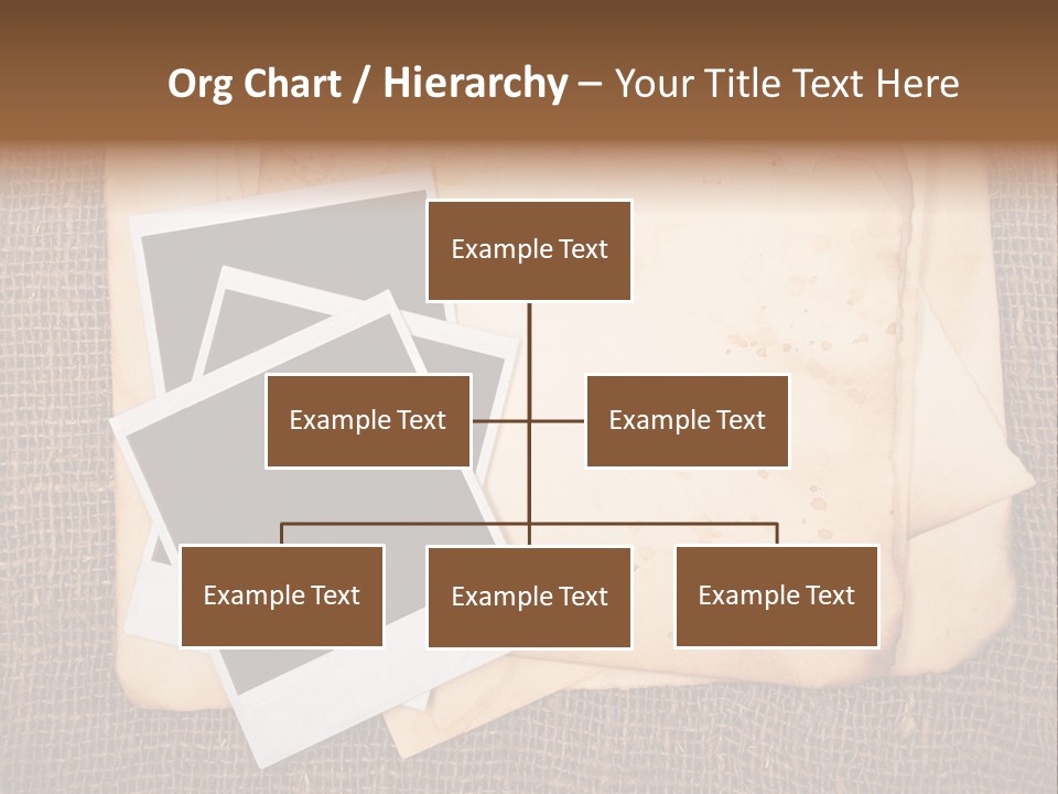 Stack Burnt Worn PowerPoint Template