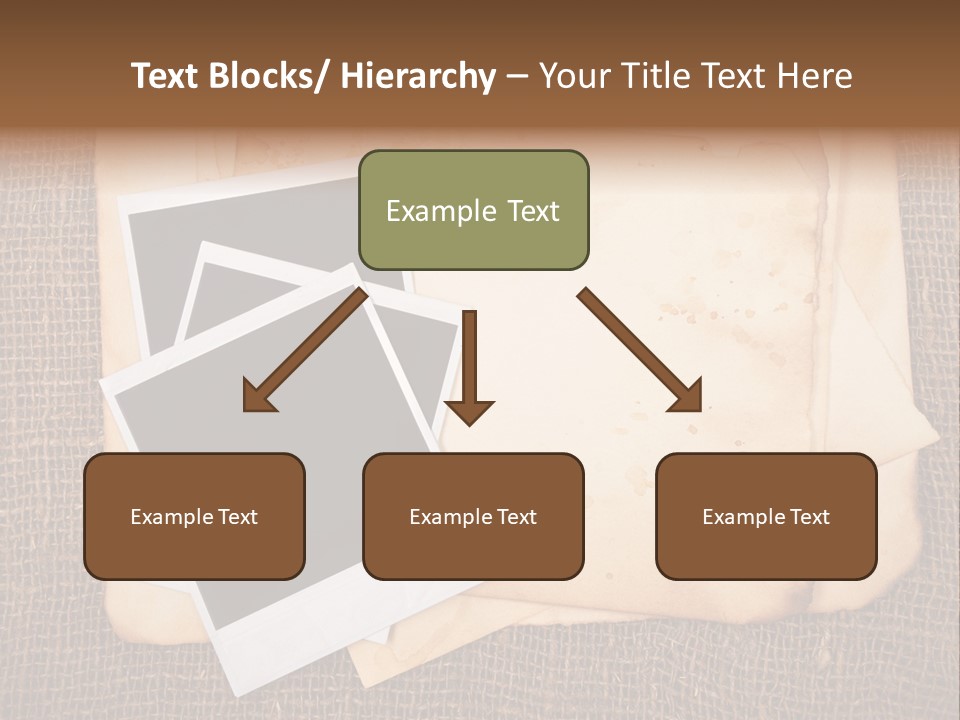 Stack Burnt Worn PowerPoint Template