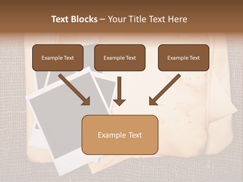 Stack Burnt Worn PowerPoint Template