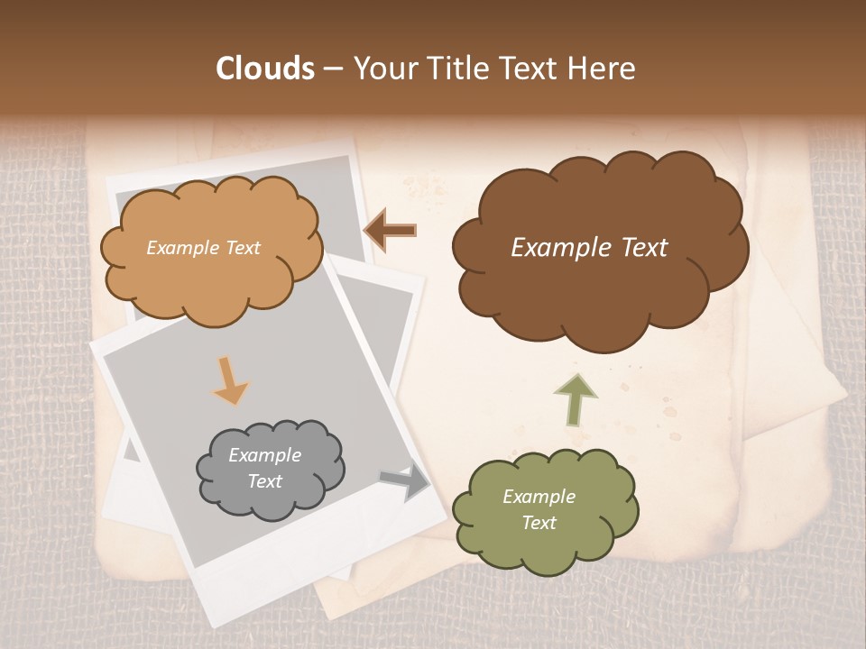 Stack Burnt Worn PowerPoint Template