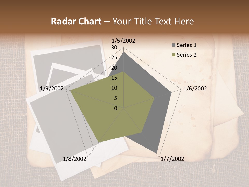 Stack Burnt Worn PowerPoint Template