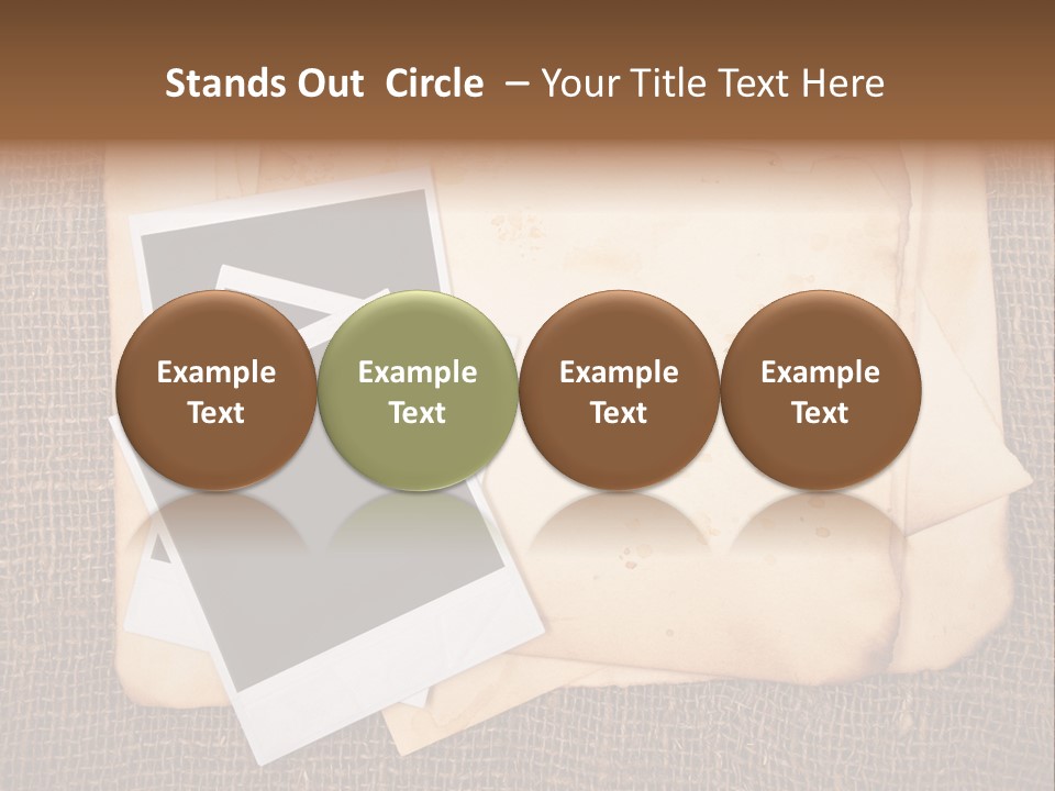 Stack Burnt Worn PowerPoint Template