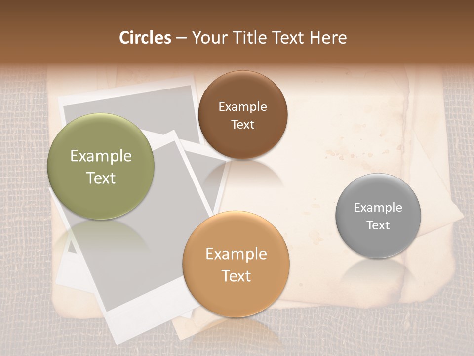 Stack Burnt Worn PowerPoint Template