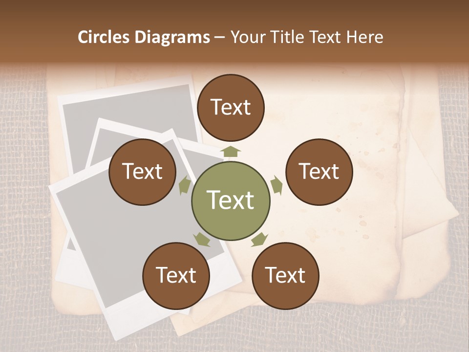 Stack Burnt Worn PowerPoint Template