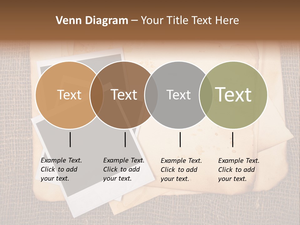 Stack Burnt Worn PowerPoint Template