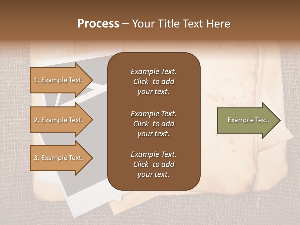 Stack Burnt Worn PowerPoint Template