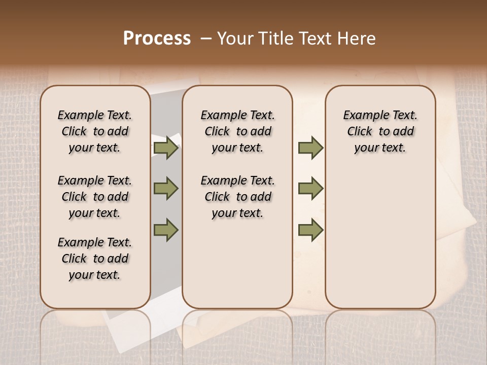 Stack Burnt Worn PowerPoint Template