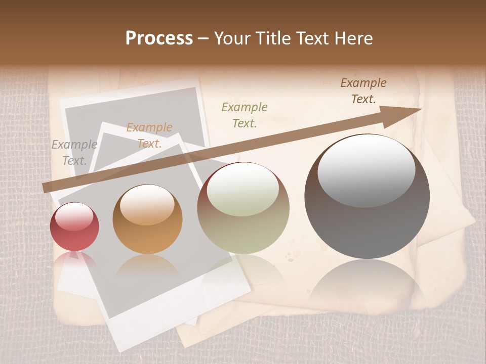 Stack Burnt Worn PowerPoint Template