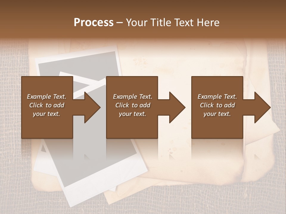 Stack Burnt Worn PowerPoint Template